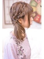 メイズ(MAZE) リボン編みこみ+ハートアレンジ【メイズ東中野・鍛原志行】