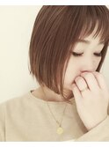 柔サラストレートボブ