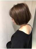 《GRANDLINE松本祐太朗》ふんわりボブ グレーベージュ