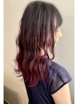 エル セルカ 高田馬場(el CERCA)&nbsp;外国人風バレイヤージュ×ピンクバイオレットグラデーション