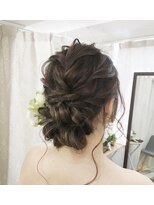 ヘアアンドケア エジェリラボ(hair&care egerie lab)&nbsp;結婚式ヘアアレンジのシニヨンアレンジ◎20代30代40代50代