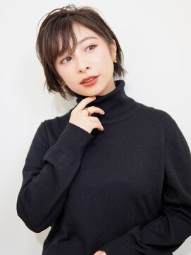 ダブルバイグリッター(W by GRITTERs) 大人かわいい小顔耳かけショートボブ【WbyGRITTERs 水上】