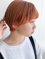 ソーコ 渋谷(SOCO)&nbsp;＊【SUN】オレンジベージュ耳掛けショート