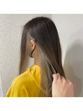 アジールヘア 所沢プロペ通り店(agir hair) インナーシルバー10代20代30代ロング