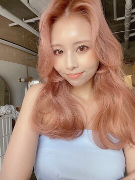 テオ(Theo) Theo /ピンクアッシュ/ 巻き髪風パーマ/ミディアムレイヤー