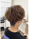 パーマを活かしたメンズカット!