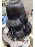 艶髪グレーブラック