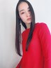 【レディース】カット+リタッチカラー+美髪縮毛矯正+5stepTr