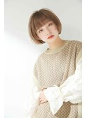 可愛い20代30代　ショートボブ丸みショート　甲府　梶原翼
