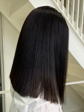 ウル 表参道(HOULe) バイカルテ レイヤー 髪質改善  ベージュ 酸熱トリートメント