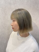 デイフレーム(Day FRAME) ハイトーン切りっぱなしボブ