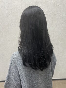 フレーム 博多店(FRAME) 透明感ダークグレー韓国風ワンカールレイヤー【福岡／博多】