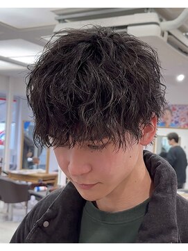 オーシャントーキョーウエスト 心斎橋 (OCEAN TOKYO WEST) 波巻きパーマメンズツイストスパイラルパーマツーブロック