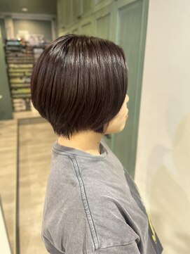 ヘアサロン ナノ(hair salon nano) イルミナカラー×ショートボブ