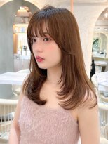 ロンド エスポワール 錦糸町(Lond espoir)&nbsp;■  前髪カタログアンブレラカラーこなれミディウェーブパーマ