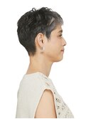 【えがお美容室】分け目が気になる方に◎トップふんわりショート