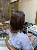 ウェーブミディアムメルティカラー×レイヤーカット韓国[北千住]