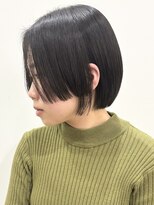 モリオフロムロンドン 松戸店(Morio from London)&nbsp;【モリオ松戸　石山】ダブルライン黒髪ボブぷつっとボブ前髪無し