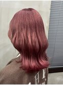 【number ulus】ピンクブラウン×ケアブリーチ