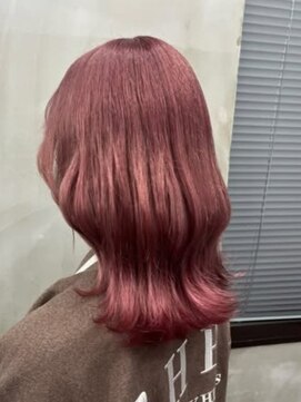 ナンバーウルス 名駅店(N° ulus) 【number ulus】ピンクブラウン×ケアブリーチ