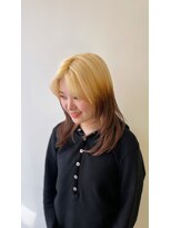 ビグディーサロン(BIGOUDI SALON) ルーツカラー　& レイヤーカット