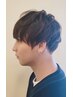 【初めてパ－マ男性にオススメ★】カット×5～6本パ－マ×炭酸クレンジング