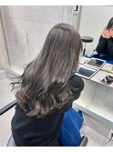 透明感たっぷりグレージュカラー