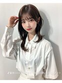 大人可愛い髪質改善ヘルシースタイル韓国ヘア透明感