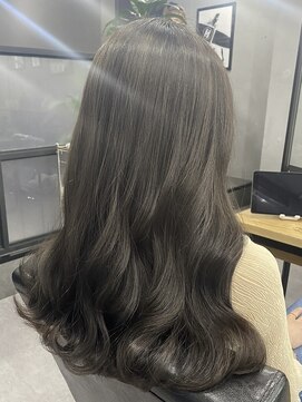 ウェイビー 桜木町店(WAVY) 【ワンカラー】オリーブアッシュ