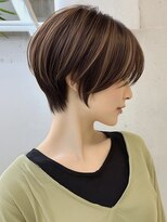 アビリタ(abilita)&nbsp;ショート くびれヘア 丸みショート ブラウンカラー 20代30代40代