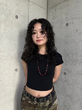 アンドピース and peace ロングスパイラルパーマ