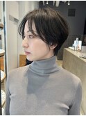 ショート韓国ヘア顔周りレイヤー_ba368121