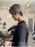 ハンサムショート×シルバーグレー