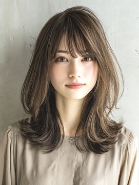 エダ 鎌倉(edA.) 小顔ロング＃髪質改善＃白髪ぼかし＃鎌倉＃40代＃グレージュ