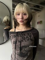 ステン(sten)&nbsp;ボブレイヤー/ルーツカラー/ブリーチカラー