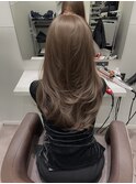 ブリーチなしオリーブベージュ