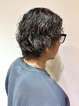 イケおじパーマ×ハイライト