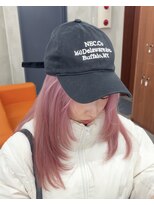 ニコ トウキョウ 渋谷(nico TOKYO)&nbsp;ミルクティーピンクダブルカラーピンクハイトーン韓国レイヤー