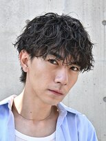 フィフスパーク(fifth PARK)&nbsp;大人色気ツイストスパイラルパーマメンズカットビジネスマン渋谷