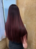 ユニーク(UniQ) pinkbrown + 髪質改善treatment