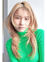 シャルムバイルーチェココ(CHARME by Lu'ce coco)&nbsp;透明感ベージュの動きレイヤー