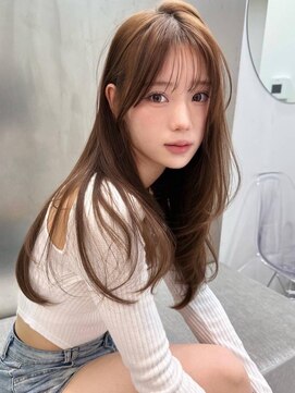 コードライン 彦根店(CODE.LINE) 《CODE.LINE》ワンカールレイヤーマロンベージュ