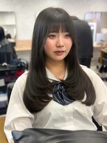 モク(mok)&nbsp;レイヤー入れると広がるのが不安な方におすすめ！重めレイヤー★