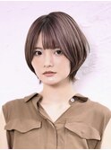 ショート×ニュアンス×小顔
