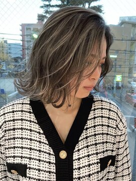 ディーバ 横浜(D.I.E.V.A) 30代40代50代髪質改善白髪ぼかしハイライトくびれレイヤーボブ
