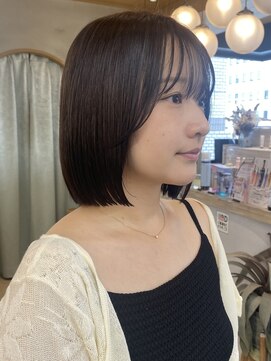 ロンドアジュール 横浜(Lond azur) ナチュラルショート/ショートボブ/顔周り/30代40代50代