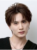 ナチュラルブラウンコンマヘア韓国
