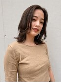 横浜西口/くびれミディ くびれレイヤー カチモリ ダークブルー