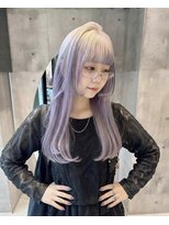 ワンズミラー 原宿(ONE's MIRROR)&nbsp;ハッシュカットグレージュデザインカラーツートンカラー原宿駅