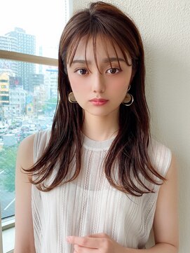 アフロート ディル(AFLOAT D'L) 【AFLOAT 晃輔】20代30代大人可愛いミディアムレイヤー流し前髪